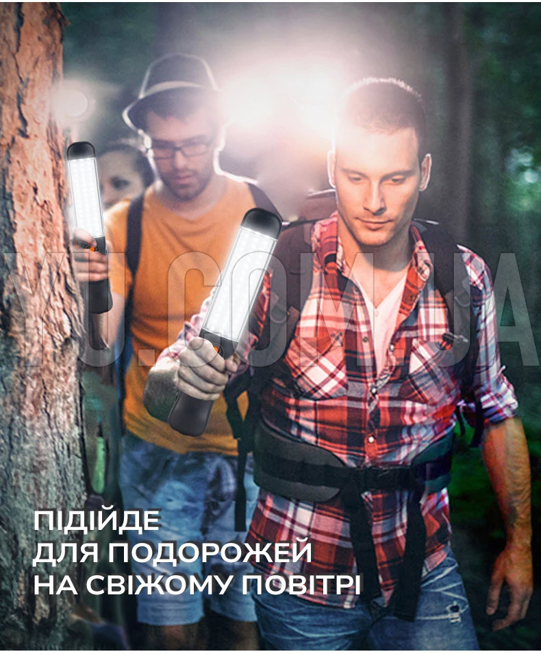 Ліхтарик світлодіодний BL PC 048COB на магнітах із USB зарядкою Ліхтарик світлодіодний BL PC 048COB на магнітах із USB зарядкою